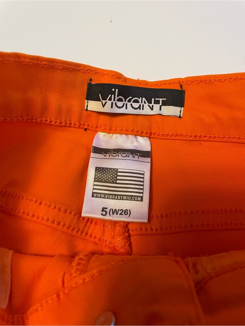 Vibrant MIU Bootcut Orange Soft Jeans with Tag - Picture 6 of 10